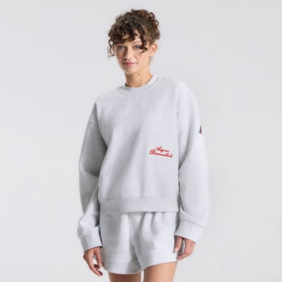 Arizona Diamondbacks lululemon Women's Oversized Steady State Crew - Heathered Core Ultra Light Grey