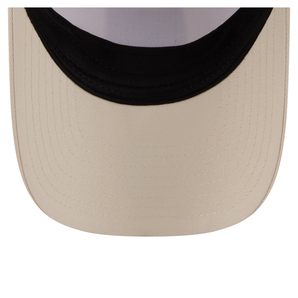 Arizona Diamondbacks New Era Women's Tonal Patch 9FORTY M-Crown A-Frame Trucker Adjustable Hat - Light Beige
