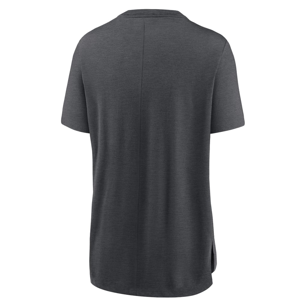 Arizona Diamondbacks Nike Women's Authentic Collection Early Work Tri-Blend T-Shirt - Heather Charcoal