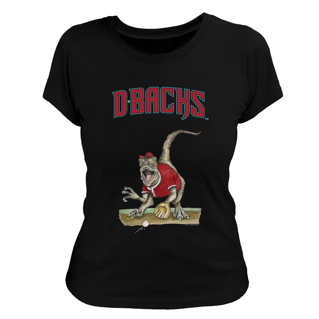 Arizona Diamondbacks Tiny Turnip Women's Velociraptor T-Shirt - Black