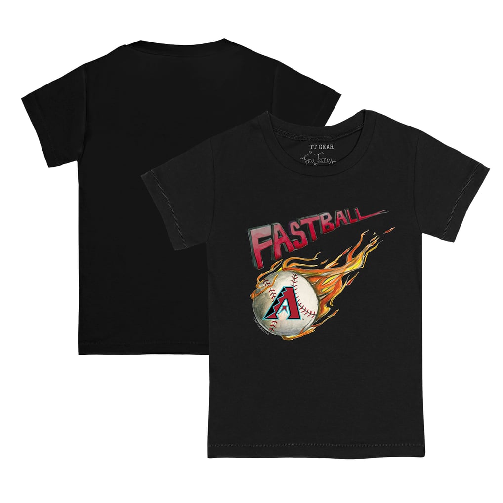 Arizona Diamondbacks Tiny Turnip Youth Fastball T-Shirt - Black