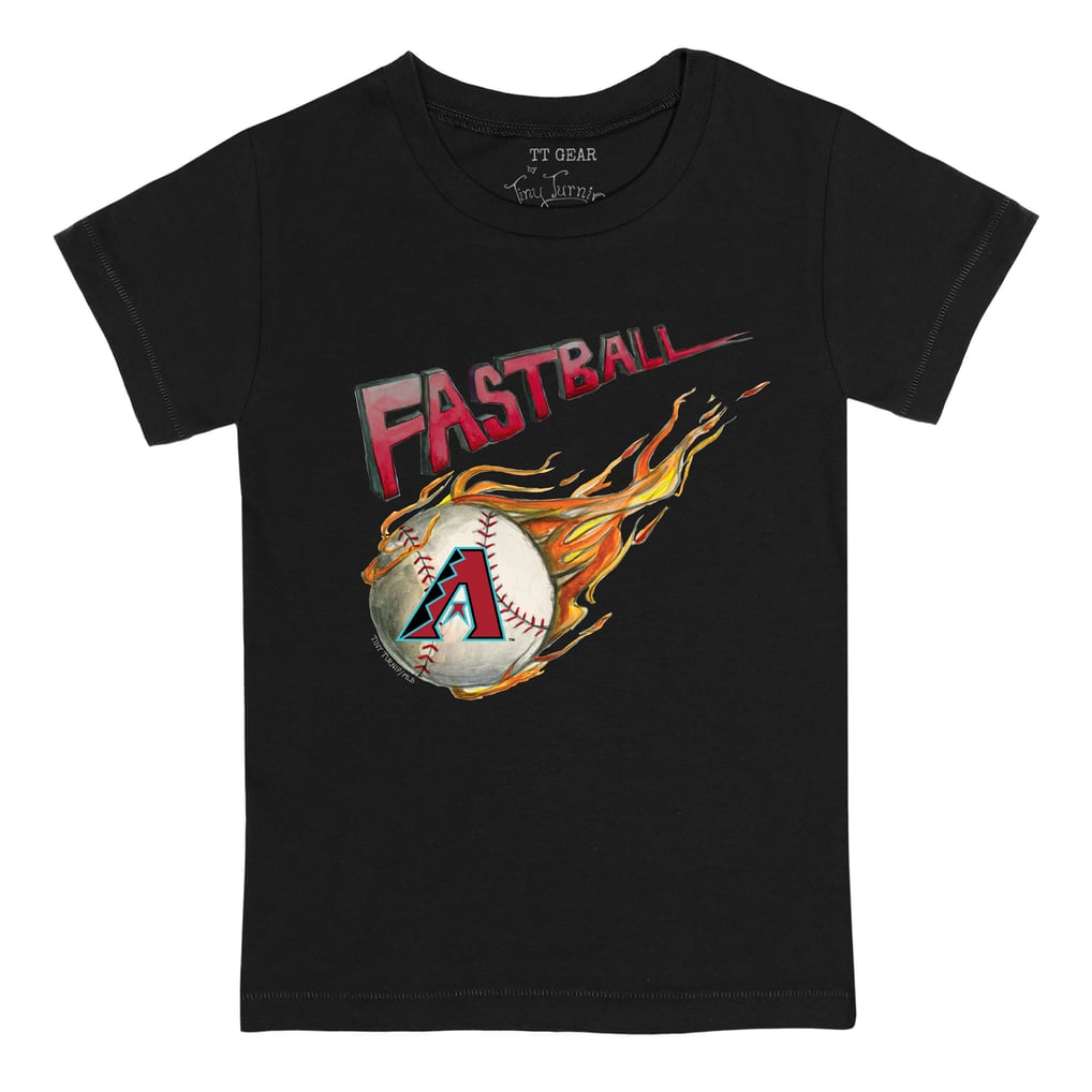Arizona Diamondbacks Tiny Turnip Youth Fastball T-Shirt - Black
