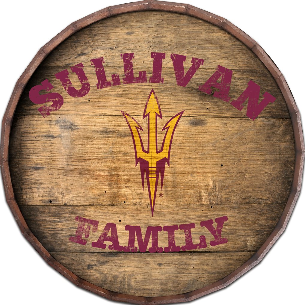 Arizona State Sun Devils 24" Personalized Barrel Top