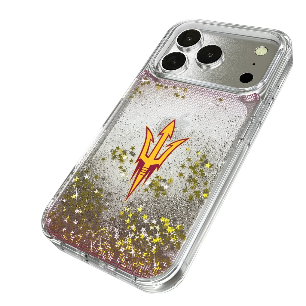 Arizona State Sun Devils Linen Logo iPhone Glitter Case