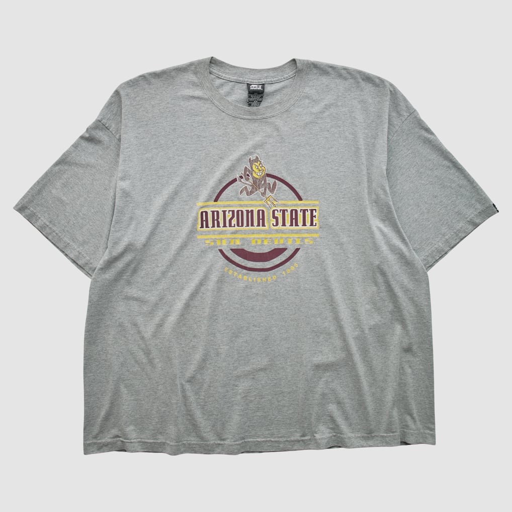 Arizona State Sun Devils Starter 2000s T-shirt - Heather Gray - 2XL by Fanatics Real Vintage