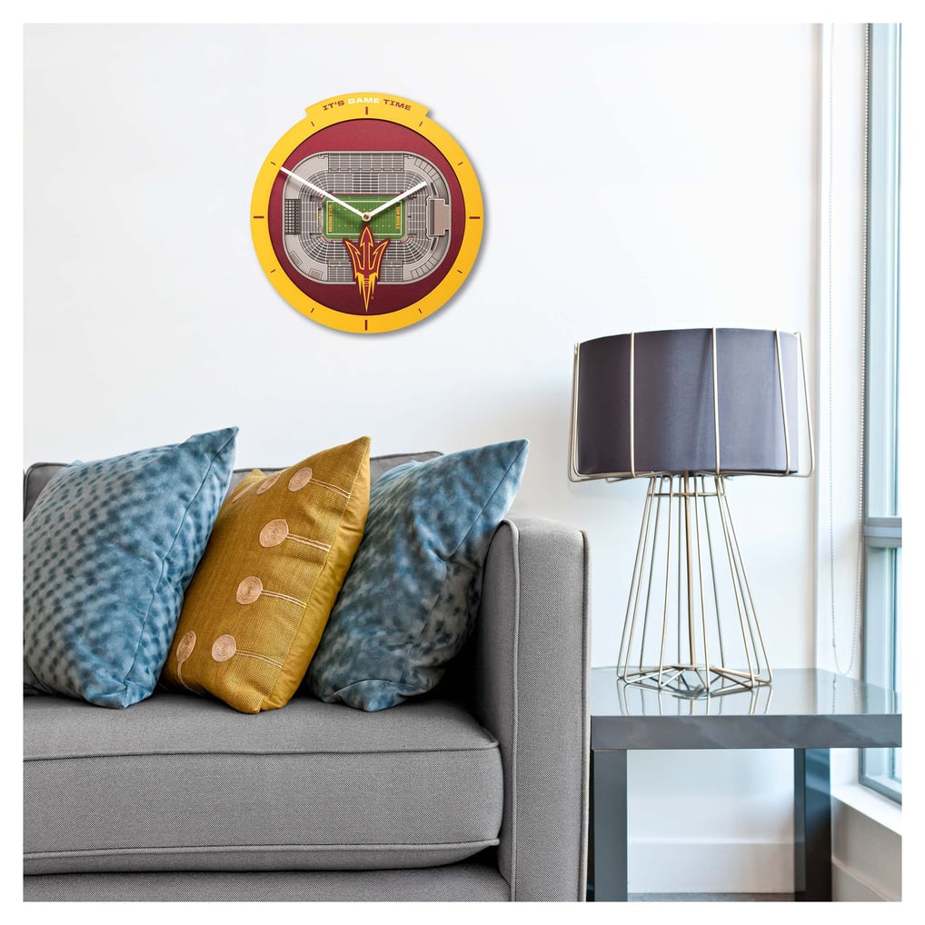 Arizona State Sun Devils IDNA StadiumView 3D Wall Clock