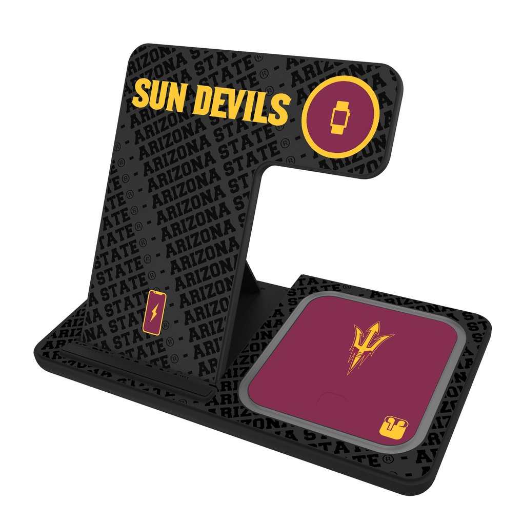 Arizona State Sun Devils Keyscaper 3-In-1 Wireless Charger