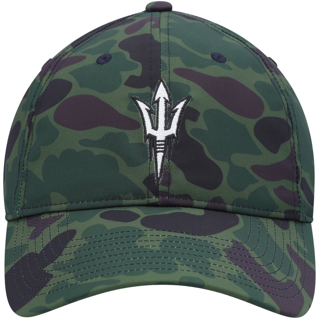 Arizona State Sun Devils adidas Military Appreciation Slouch Primegreen Adjustable Hat - Camo