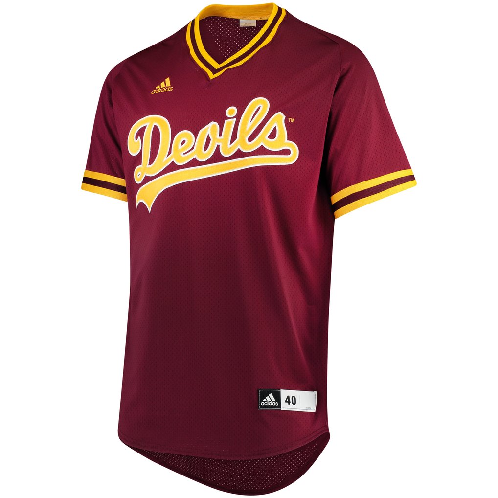 Arizona State Sun Devils adidas Authentic Baseball Jersey - Maroon