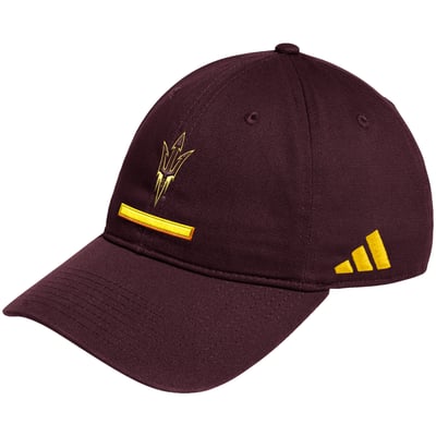 Arizona State Sun Devils adidas Locker Room Adjustable Slouch Hat - Maroon