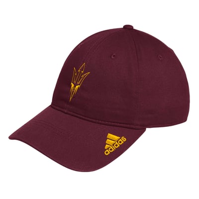 Arizona State Sun Devils adidas Locker Room Logo Slouch Adjustable Hat - Maroon