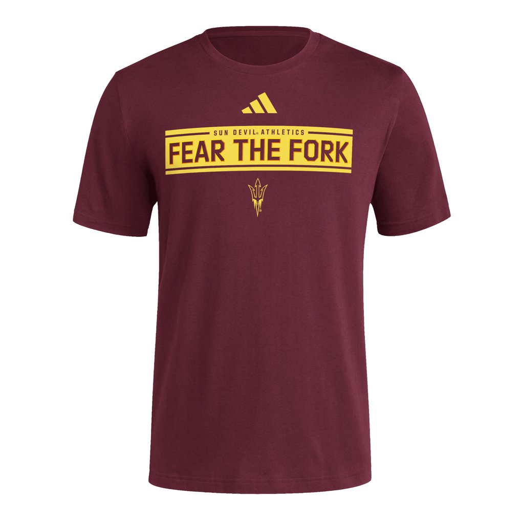 Arizona State Sun Devils adidas Locker Slogan Pre-Game T-Shirt - Maroon
