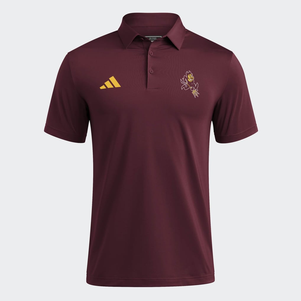 Arizona State Sun Devils adidas Ultimate 365 Solid Polo - Maroon