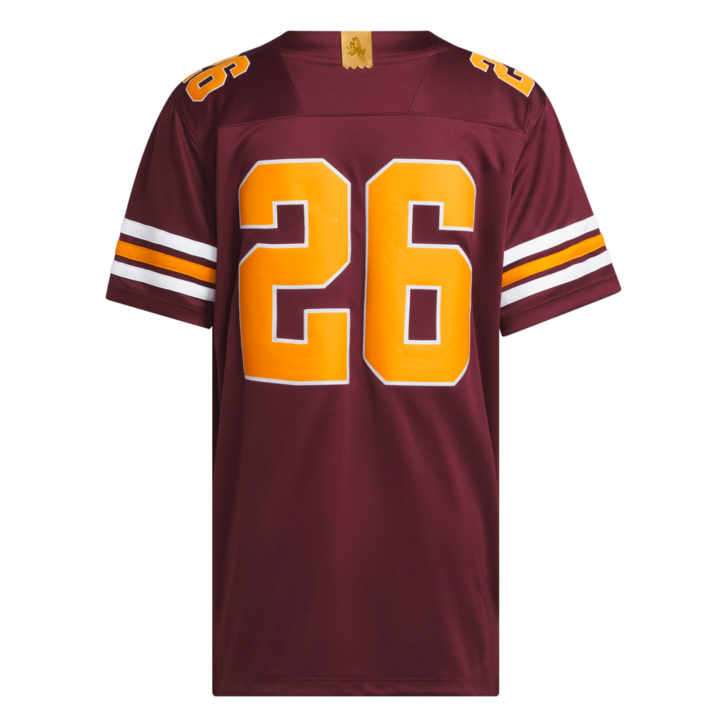#26 Arizona State Sun Devils adidas Roses & Devils Premier Strategy Jersey - Maroon