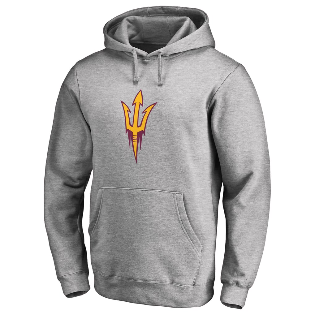 Arizona State Sun Devils Primary Team Logo Pullover Hoodie - Ash