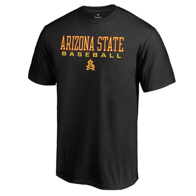 Arizona State Sun Devils Team Unity Baseball T-Shirt - Black
