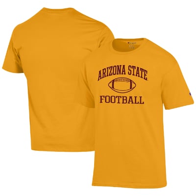 Arizona State Sun Devils Champion Football Icon  T-Shirt - Gold