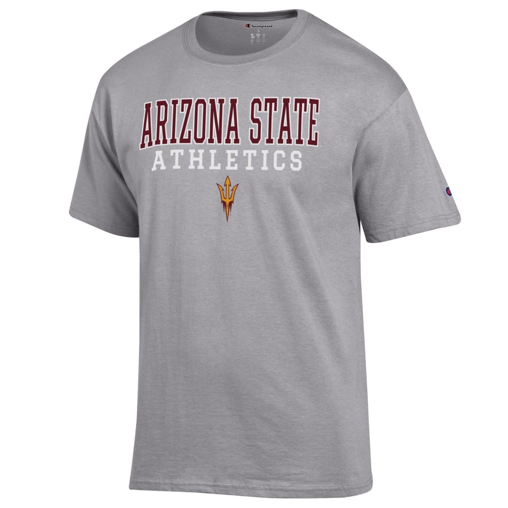  Arizona State Sun Devils Champion Athletics Logo Stack T-Shirt - Gray