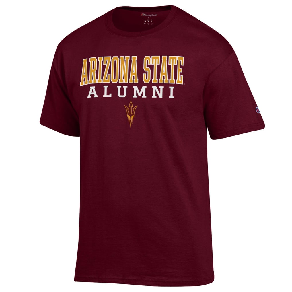  Arizona State Sun Devils Champion Alumni Logo Stack T-Shirt - Maroon