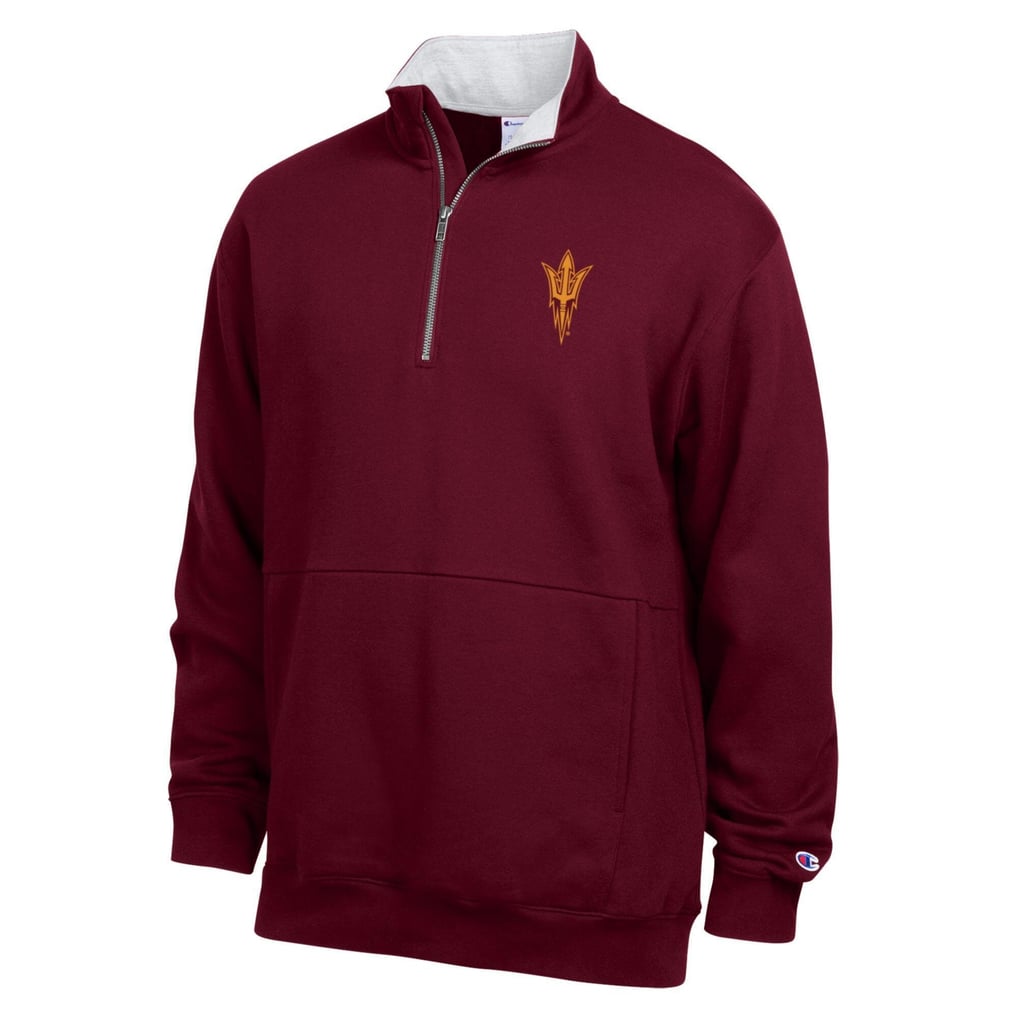  Arizona State Sun Devils Champion Fleece Quarter-Zip Pullover - Maroon