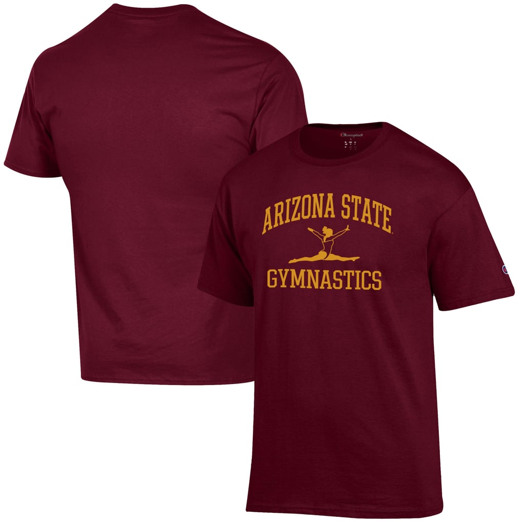  Arizona State Sun Devils Champion Gymnastics Icon T-Shirt - Maroon