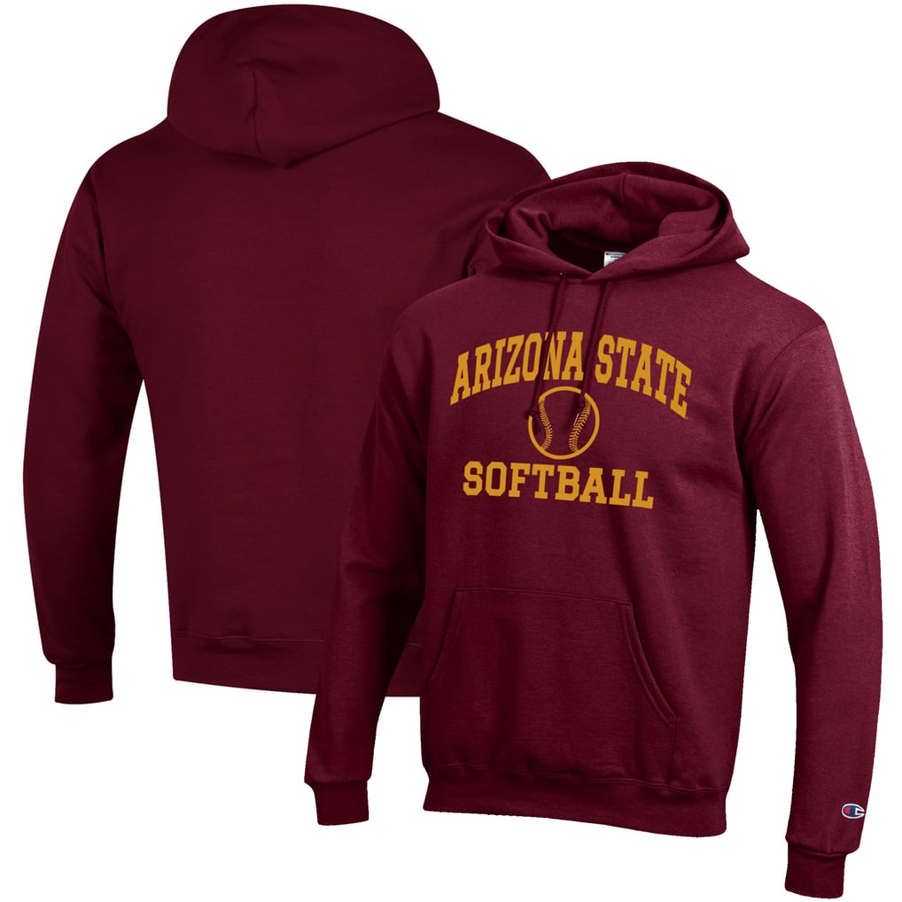 Arizona State Sun Devils Champion Softball Icon Pullover Hoodie - Maroon