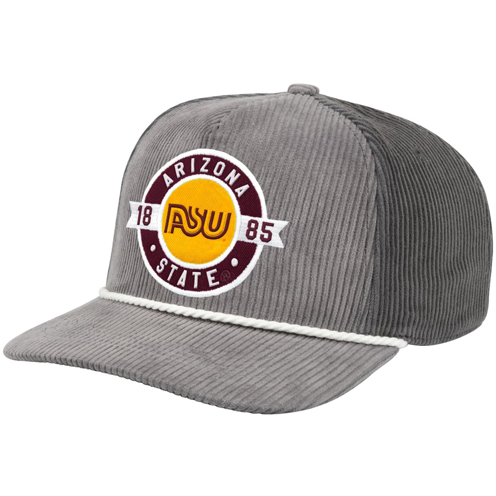  Arizona State Sun Devils Colosseum Where's My Hat Podium Adjustable Trucker Hat - Gray