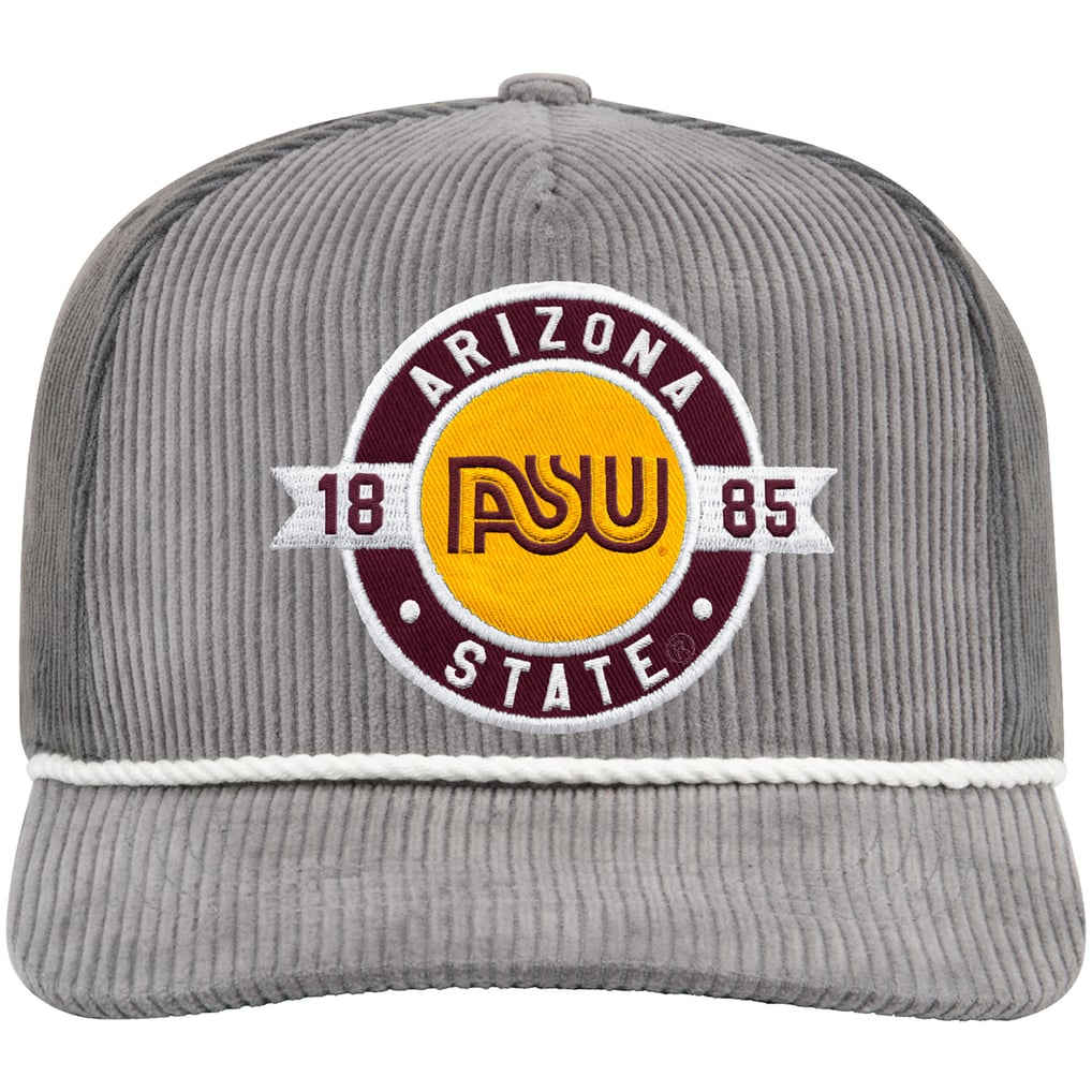 Arizona State Sun Devils Colosseum Where's My Hat Podium Adjustable Trucker Hat - Gray
