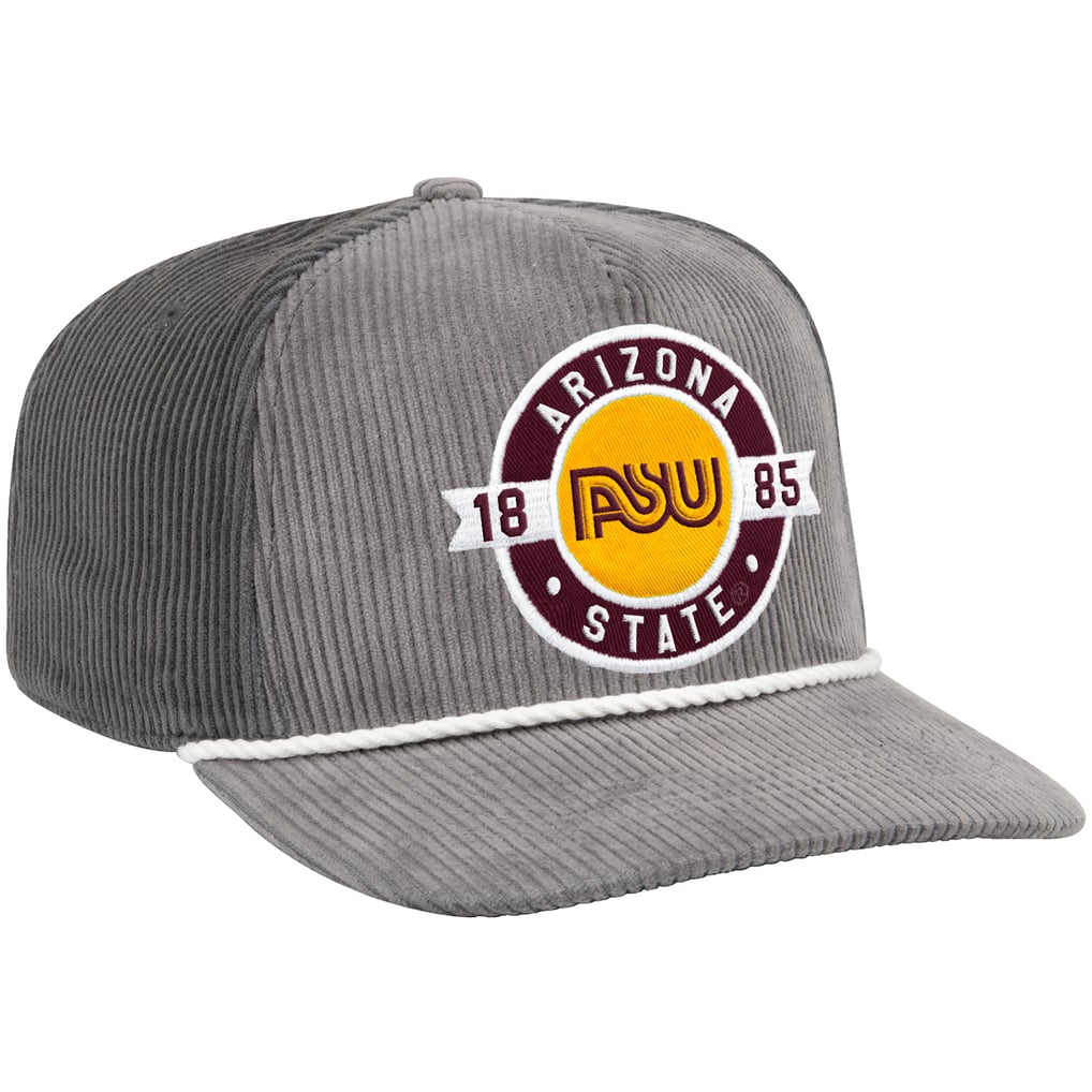  Arizona State Sun Devils Colosseum Where's My Hat Podium Adjustable Trucker Hat - Gray