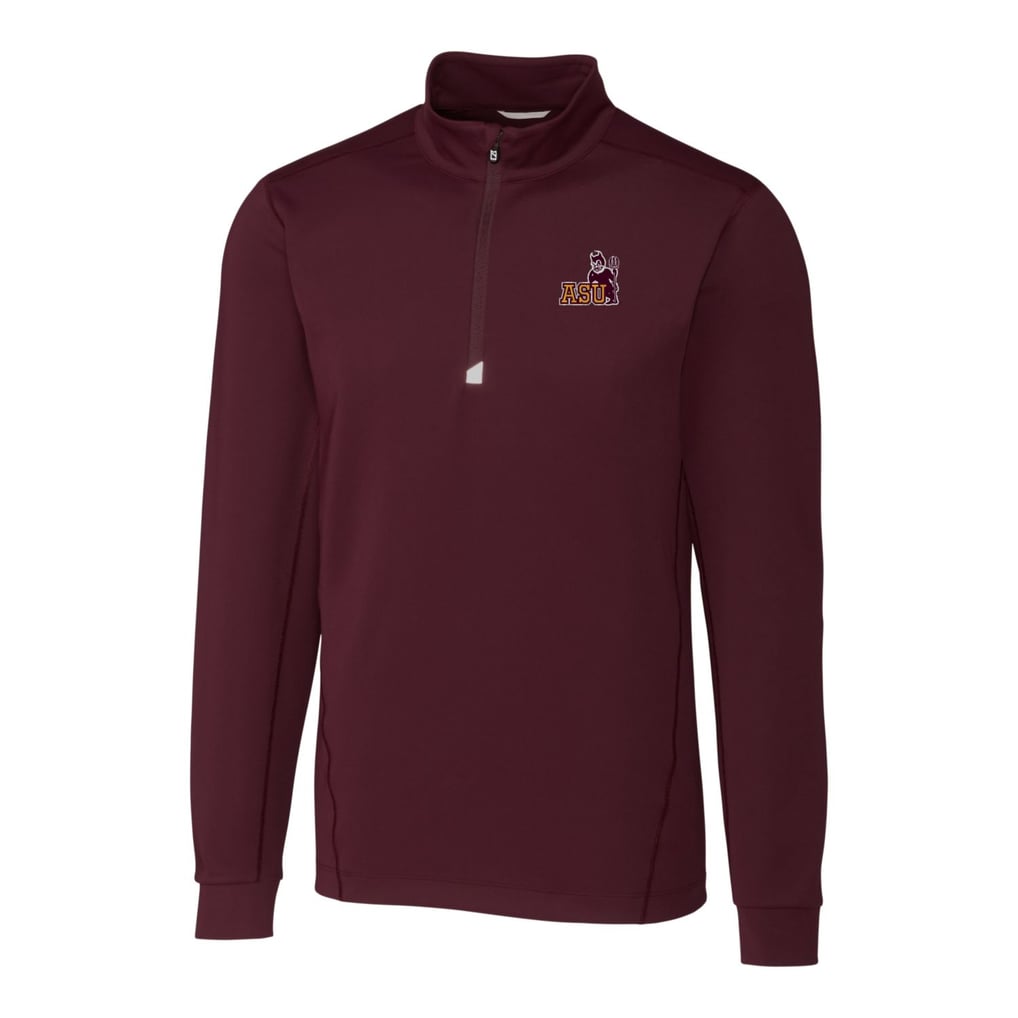 Arizona State Sun Devils Cutter & Buck Traverse Stretch Quarter Zip-Pullover Top - Maroon
