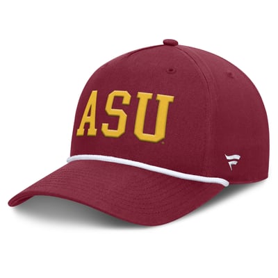  Arizona State Sun Devils Fanatics Foul Ball Rope Adjustable Hat - Maroon