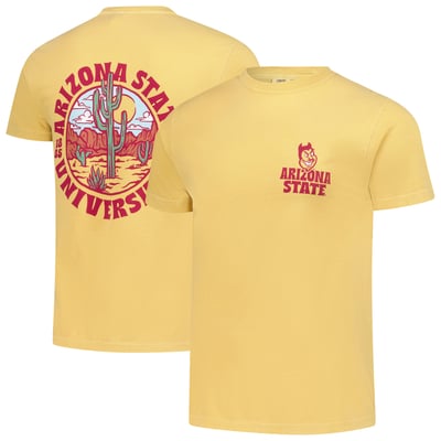  Arizona State Sun Devils Comfort Colors Thick Lined Landscape T-Shirt - Gold