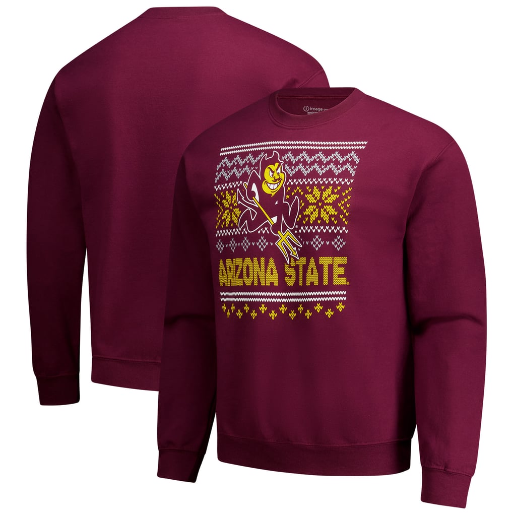  Arizona State Sun Devils Holiday Fleece Sweatshirt - Maroon