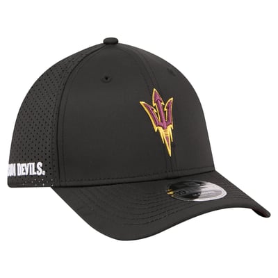  Arizona State Sun Devils New Era 39THIRTY M-Crown Stretch Hat - Black