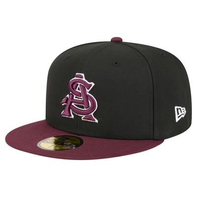 Arizona State Sun Devils New Era On-Field Baseball Fitted Hat - Black