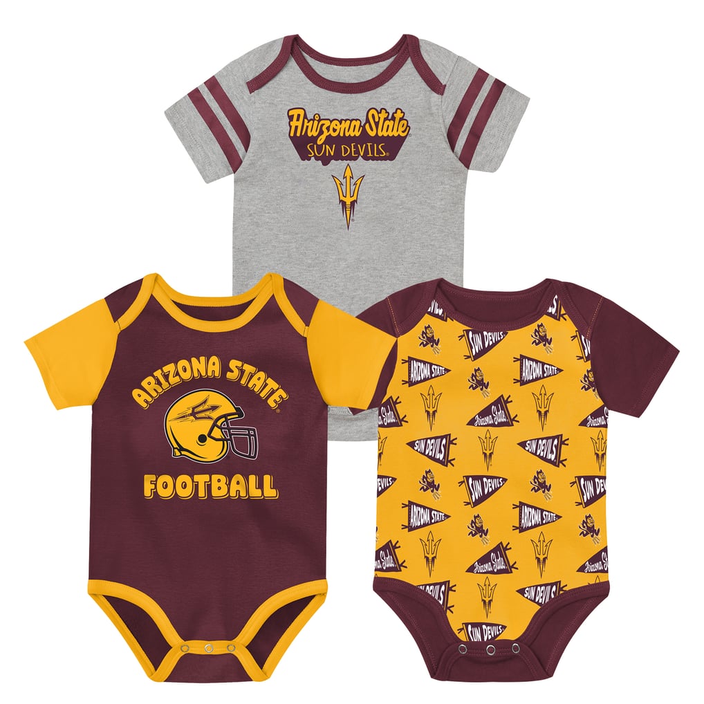  Arizona State Sun Devils Outerstuff Newborn Star Player Three-Piece Bodysuit Set - Maroon
