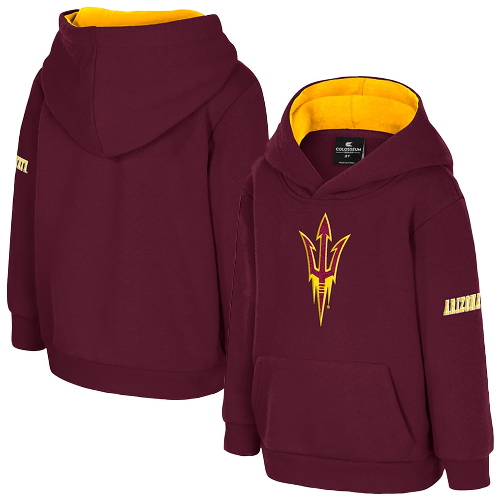  Arizona State Sun Devils Colosseum Toddler Big Logo Volume Fleece Pullover Hoodie - Maroon