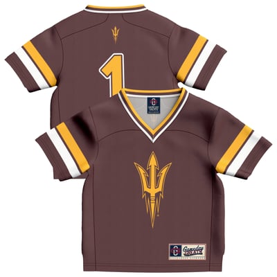  #1 Arizona State Sun Devils GameDay Greats Toddler Lightweight Collegiate Football Fashion Jersey - Maroon
