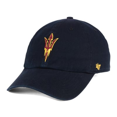  Arizona State Sun Devils '47 Unisex Mascot Clean Up Adjustable Hat - Black