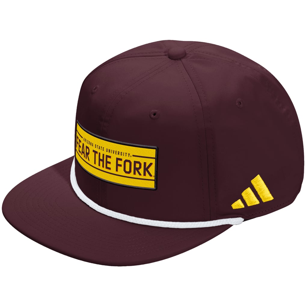  Arizona State Sun Devils adidas Locker Room Rope Adjustable Hat - Maroon