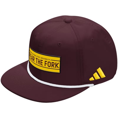  Arizona State Sun Devils adidas Locker Room Rope Adjustable Hat - Maroon