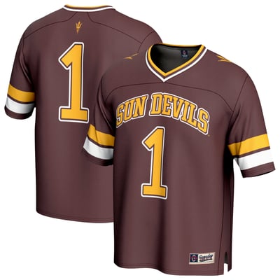  #1 Arizona State Sun Devils GameDay Greats Unisex Lightweight Collegiate Football Fashion Jersey - Maroon