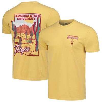 Arizona State Sun Devils Unisex Hyper Local Cactus State T-Shirt - Gold