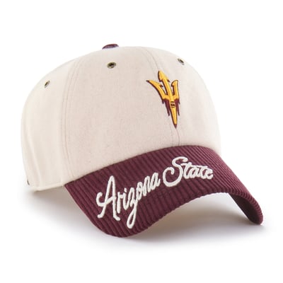 Arizona State Sun Devils '47 Women's Rope Script Clean Up Adjustable Hat - Cream/Maroon