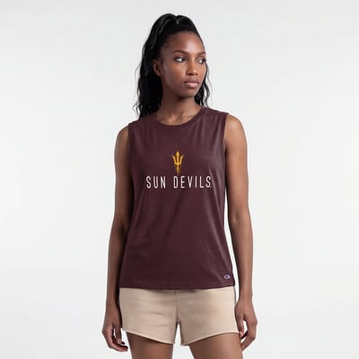  Arizona State Sun Devils Champion Women's Lifestyle Tank Top - Maroon