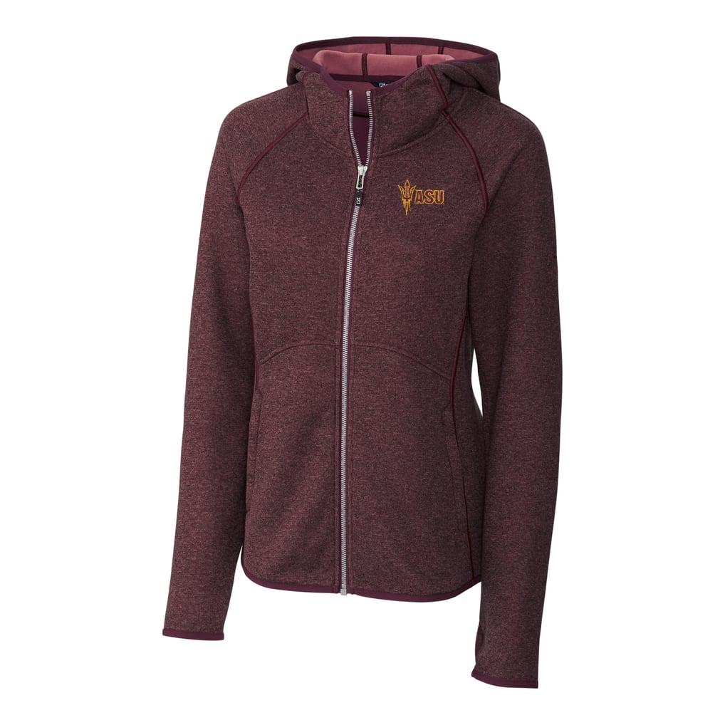 Arizona State Sun Devils Cutter & Buck Women's Mainsail Hooded Full-Zip Jacket - Maroon