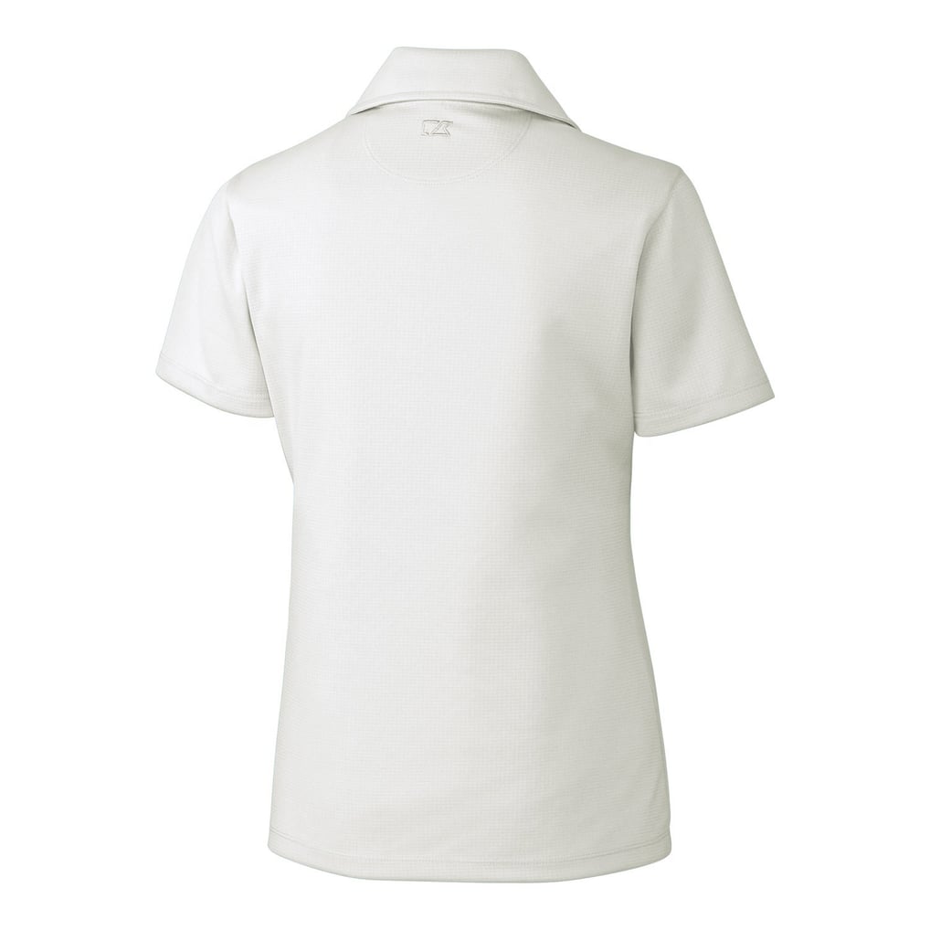 Arizona State Sun Devils Cutter & Buck Women's CB DryTec Genre Textured Solid Polo - White