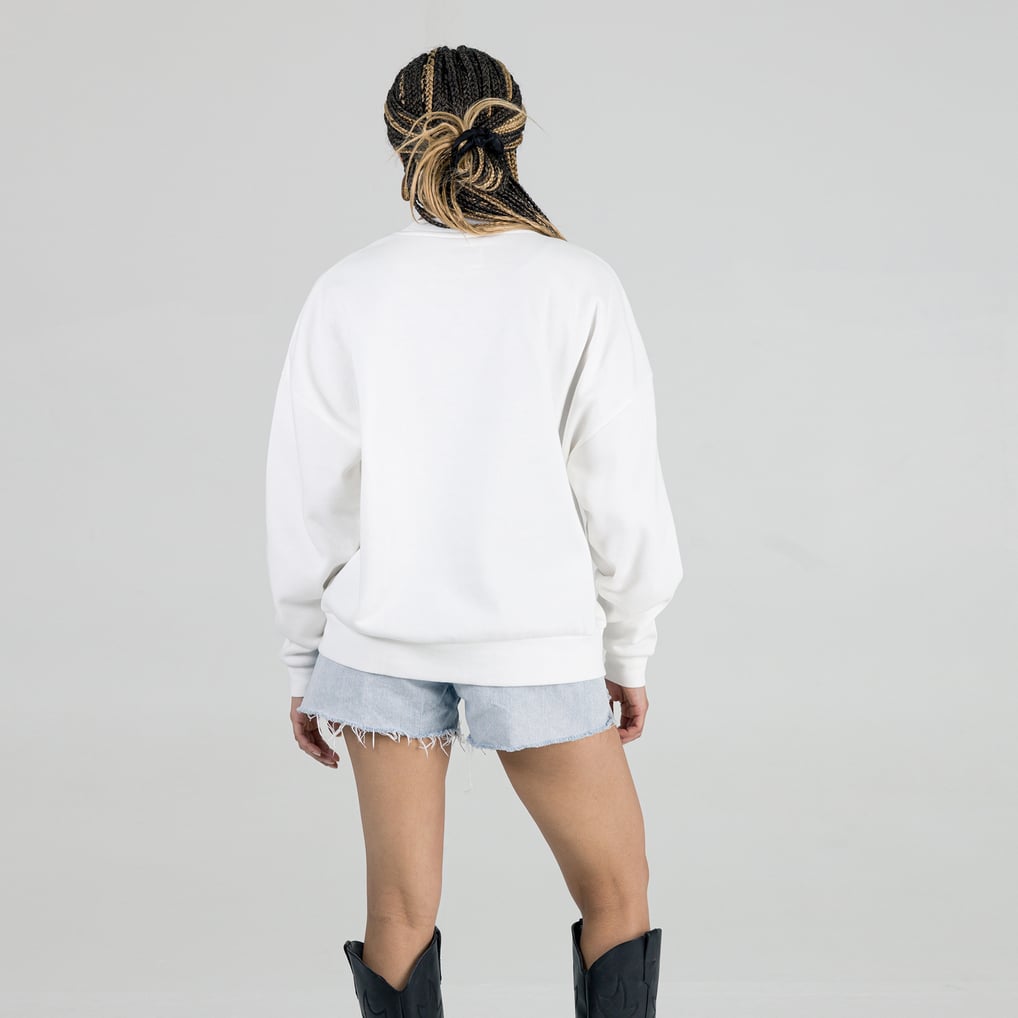 Arizona State Sun Devils Gameday Couture Women's Oversized Premium Fleece Sweatshirt - White