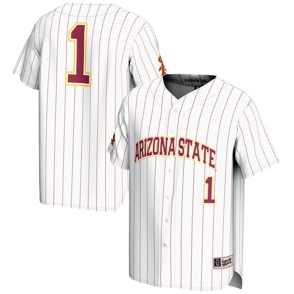 #1 Arizona State Sun Devils GameDay Greats Youth Lightweight Baseball Jersey - White