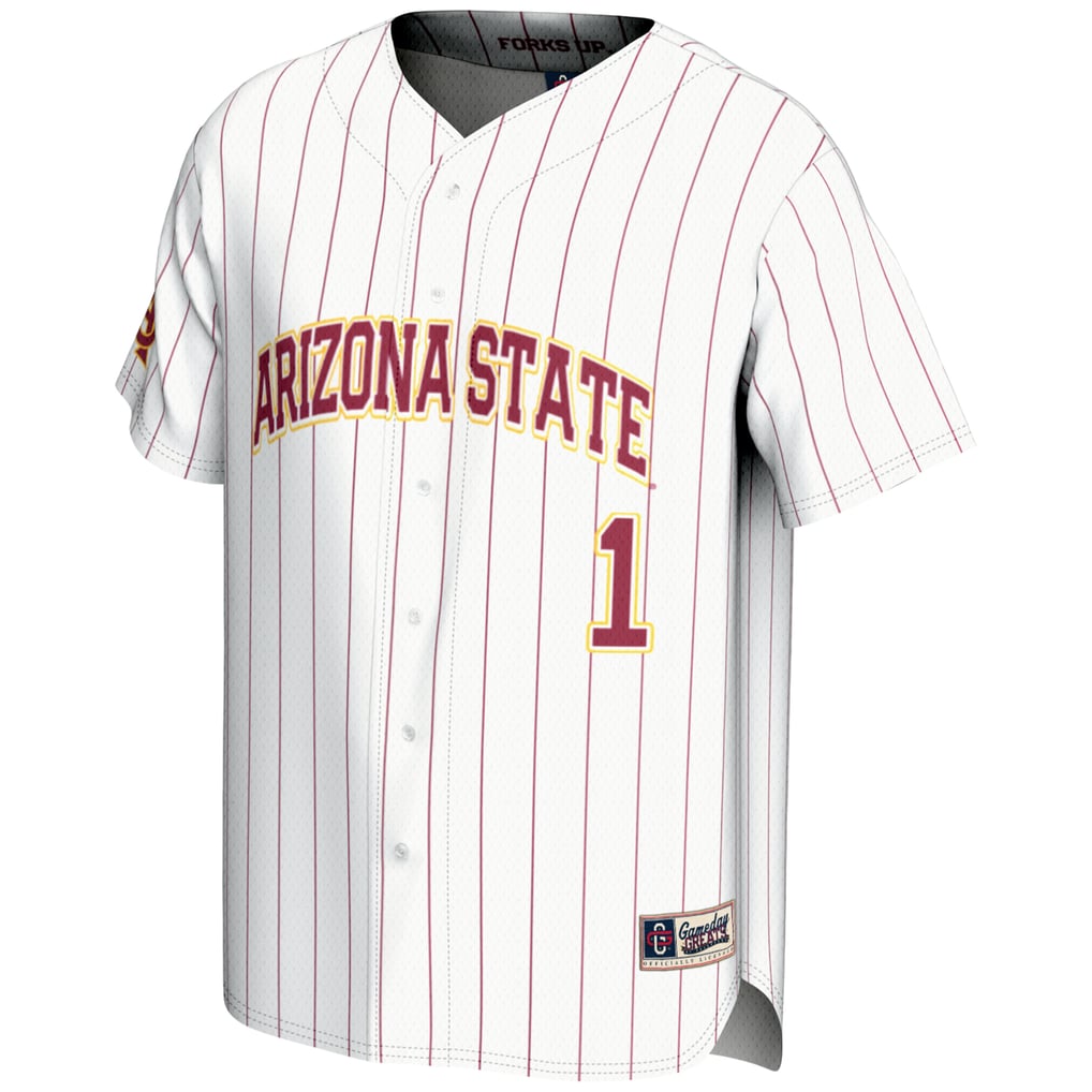 #1 Arizona State Sun Devils GameDay Greats Youth Lightweight Baseball Jersey - White